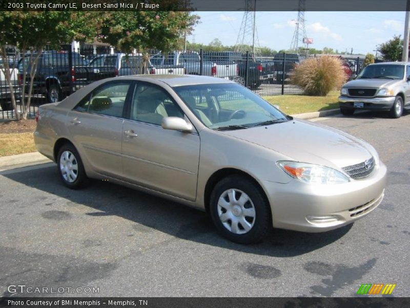 Desert Sand Mica / Taupe 2003 Toyota Camry LE