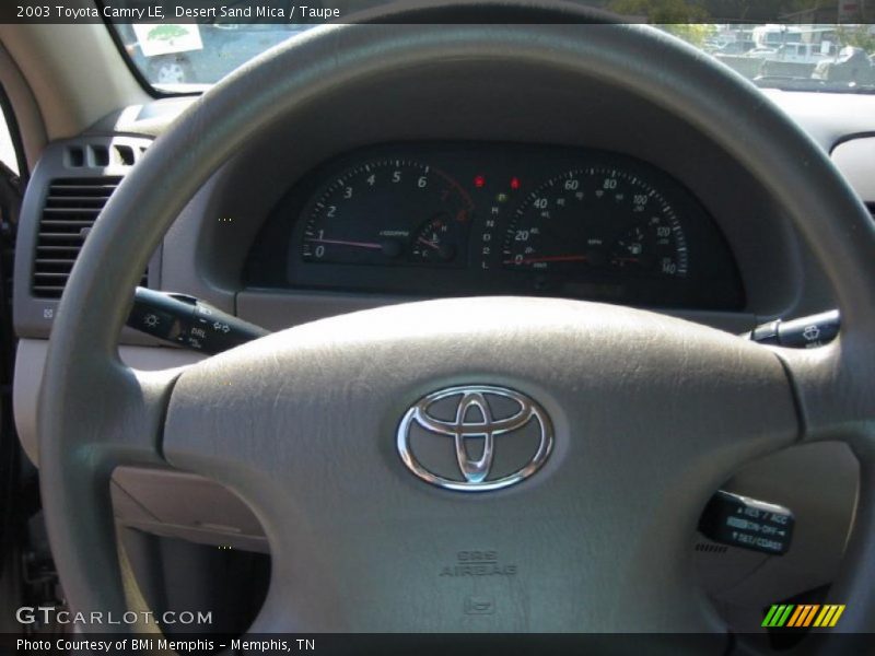 Desert Sand Mica / Taupe 2003 Toyota Camry LE
