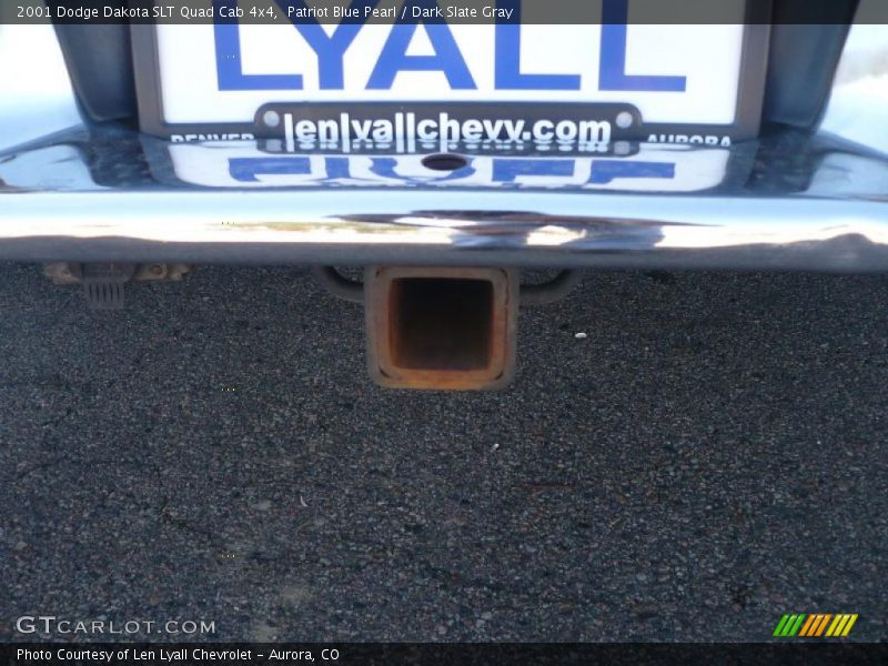 Patriot Blue Pearl / Dark Slate Gray 2001 Dodge Dakota SLT Quad Cab 4x4