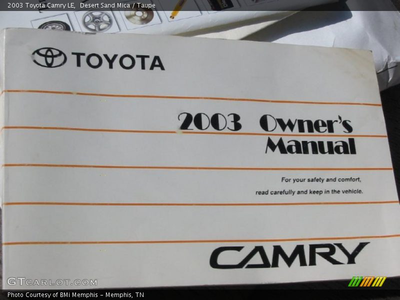 Desert Sand Mica / Taupe 2003 Toyota Camry LE