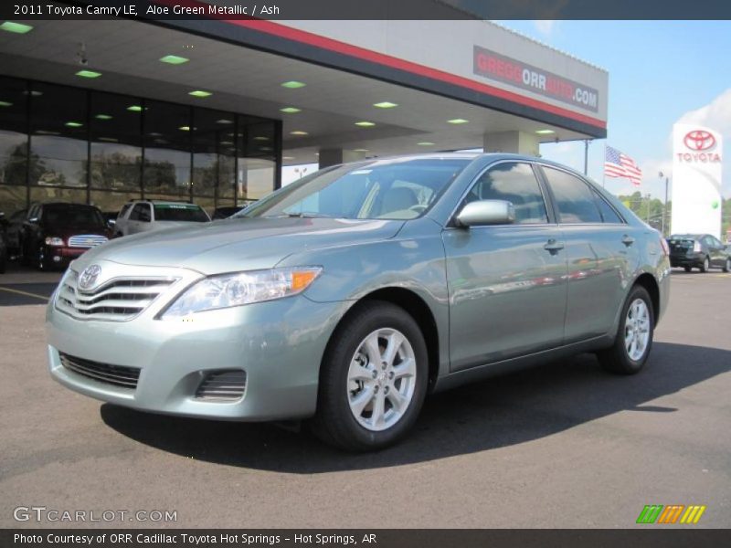 Aloe Green Metallic / Ash 2011 Toyota Camry LE