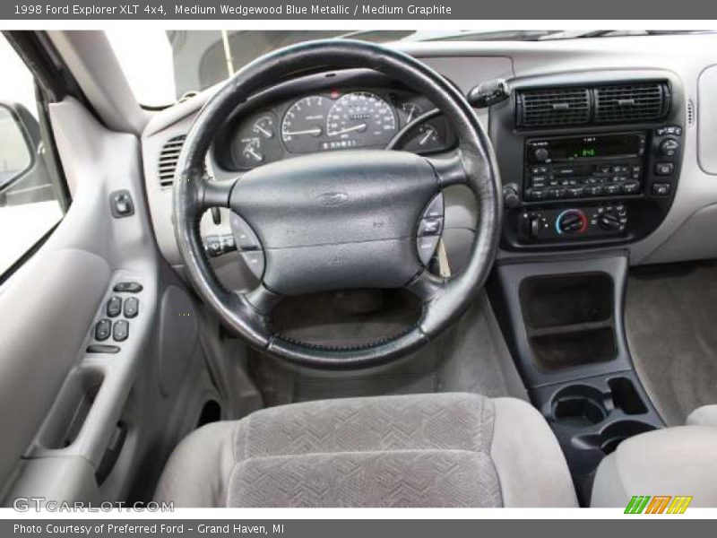 Medium Wedgewood Blue Metallic / Medium Graphite 1998 Ford Explorer XLT 4x4