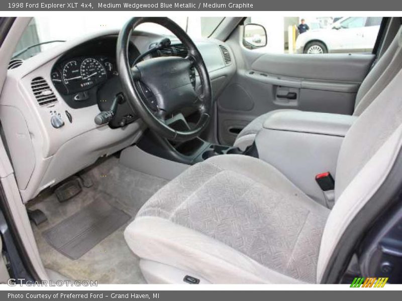 Medium Wedgewood Blue Metallic / Medium Graphite 1998 Ford Explorer XLT 4x4