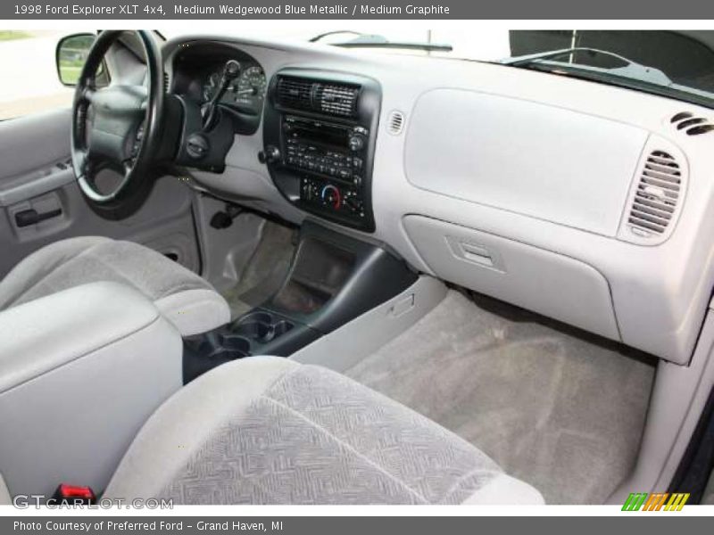 Medium Wedgewood Blue Metallic / Medium Graphite 1998 Ford Explorer XLT 4x4