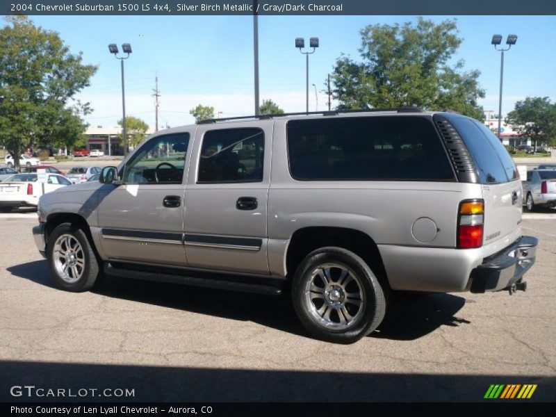 Silver Birch Metallic / Gray/Dark Charcoal 2004 Chevrolet Suburban 1500 LS 4x4