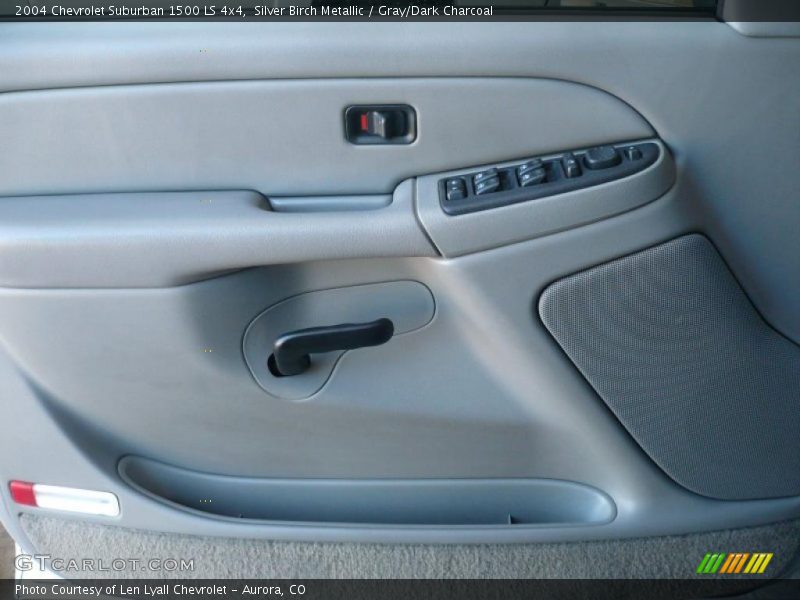 Silver Birch Metallic / Gray/Dark Charcoal 2004 Chevrolet Suburban 1500 LS 4x4