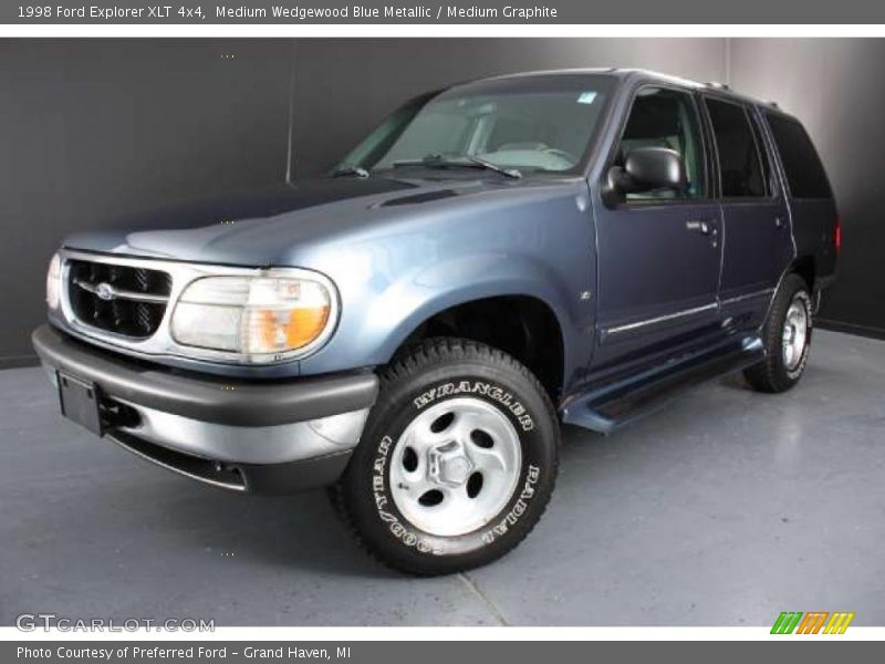 Medium Wedgewood Blue Metallic / Medium Graphite 1998 Ford Explorer XLT 4x4