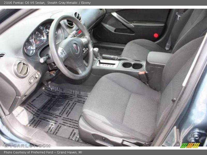Stealth Gray Metallic / Ebony 2006 Pontiac G6 V6 Sedan
