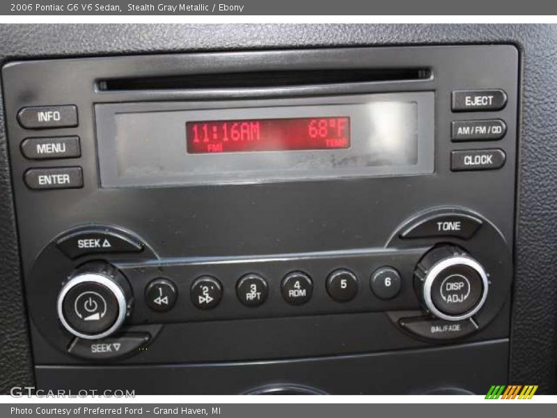 Stealth Gray Metallic / Ebony 2006 Pontiac G6 V6 Sedan