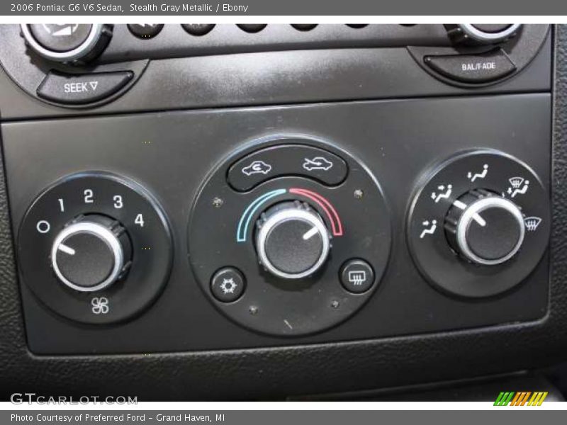 Stealth Gray Metallic / Ebony 2006 Pontiac G6 V6 Sedan