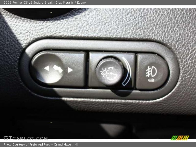 Stealth Gray Metallic / Ebony 2006 Pontiac G6 V6 Sedan