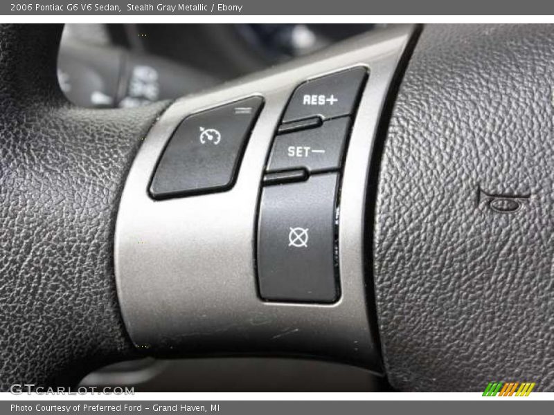 Stealth Gray Metallic / Ebony 2006 Pontiac G6 V6 Sedan