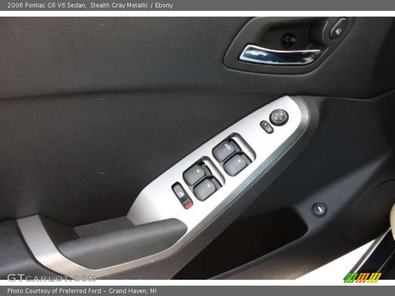 Stealth Gray Metallic / Ebony 2006 Pontiac G6 V6 Sedan