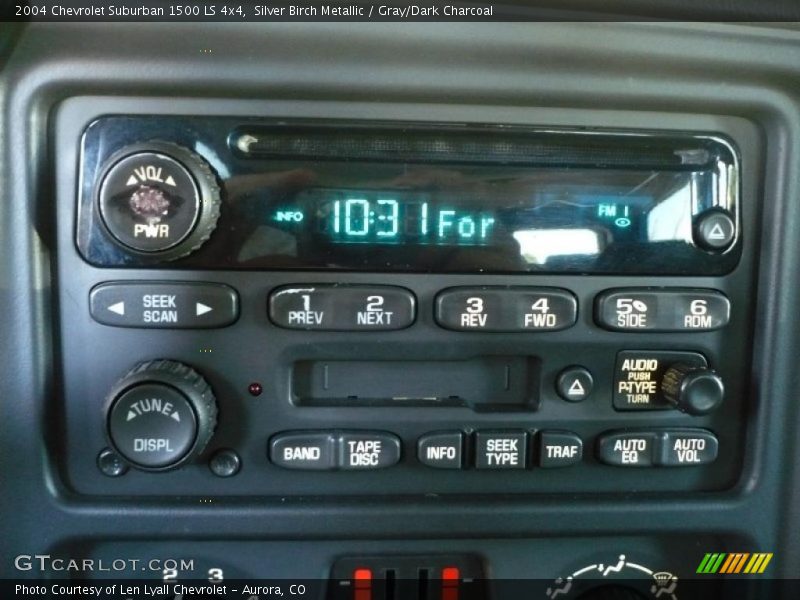 Silver Birch Metallic / Gray/Dark Charcoal 2004 Chevrolet Suburban 1500 LS 4x4