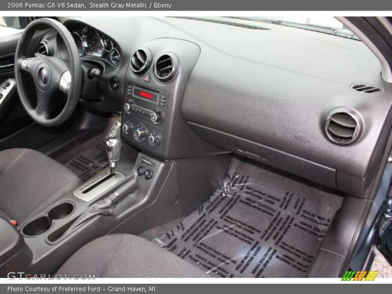 Stealth Gray Metallic / Ebony 2006 Pontiac G6 V6 Sedan