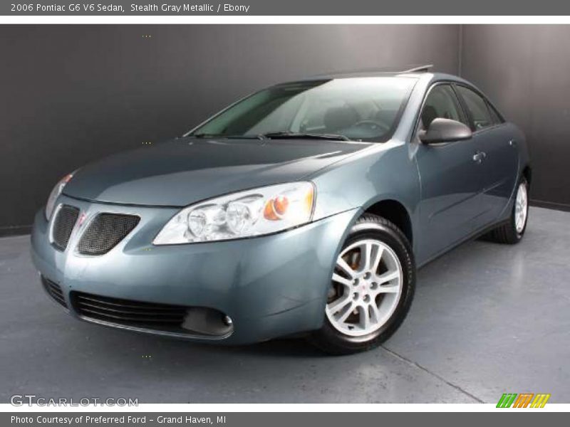 Stealth Gray Metallic / Ebony 2006 Pontiac G6 V6 Sedan