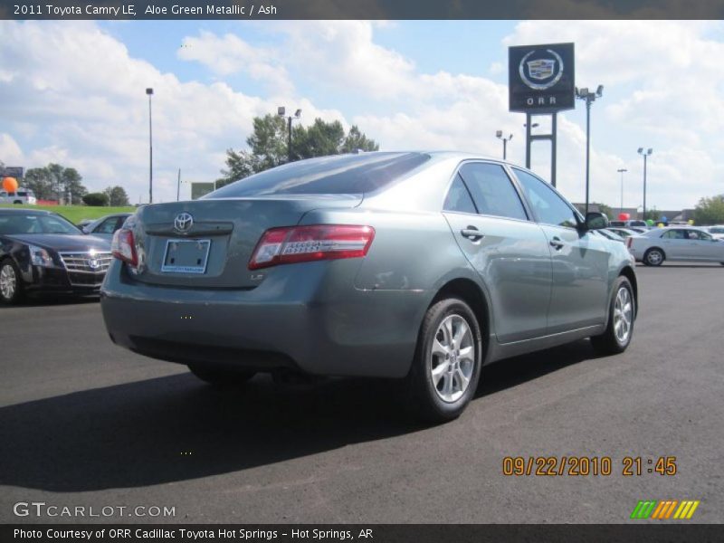 Aloe Green Metallic / Ash 2011 Toyota Camry LE
