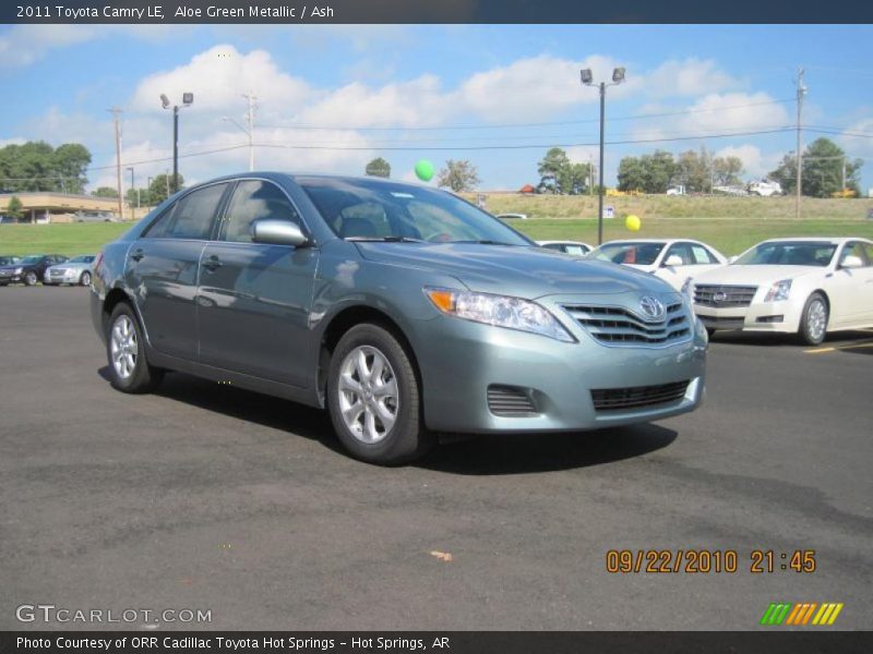 Aloe Green Metallic / Ash 2011 Toyota Camry LE