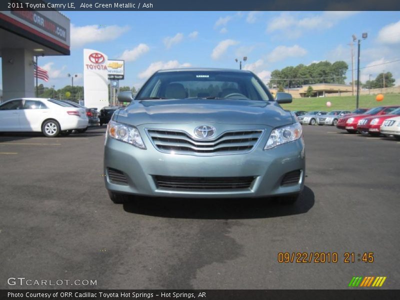 Aloe Green Metallic / Ash 2011 Toyota Camry LE