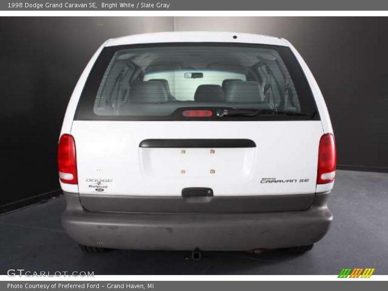 Bright White / Slate Gray 1998 Dodge Grand Caravan SE