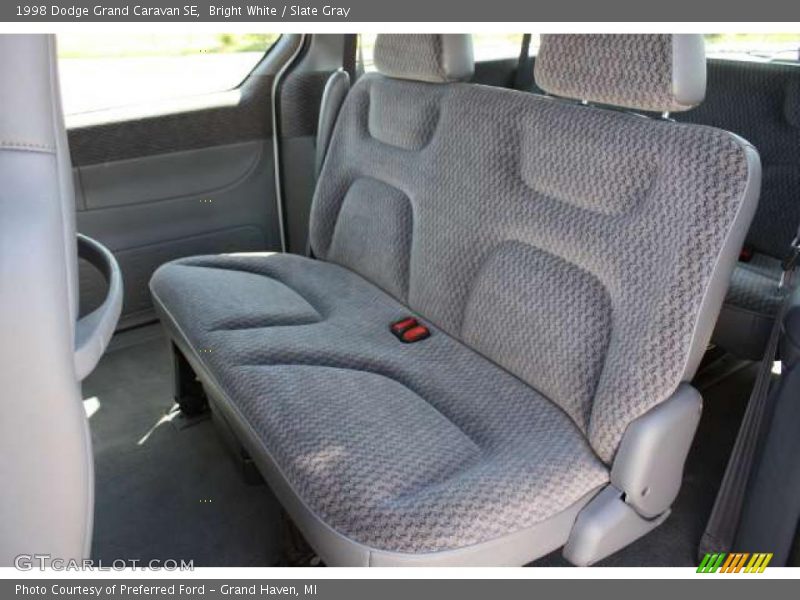 Bright White / Slate Gray 1998 Dodge Grand Caravan SE