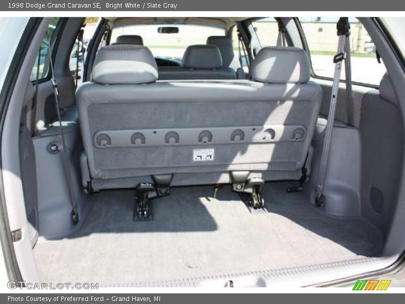Bright White / Slate Gray 1998 Dodge Grand Caravan SE
