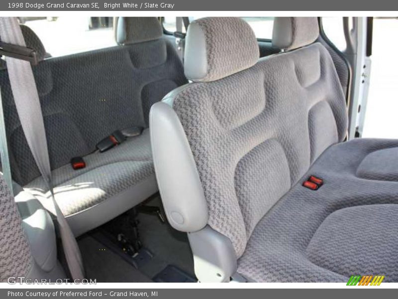 Bright White / Slate Gray 1998 Dodge Grand Caravan SE