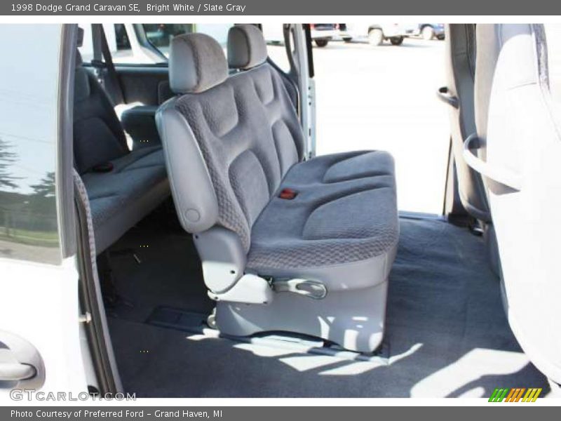 Bright White / Slate Gray 1998 Dodge Grand Caravan SE