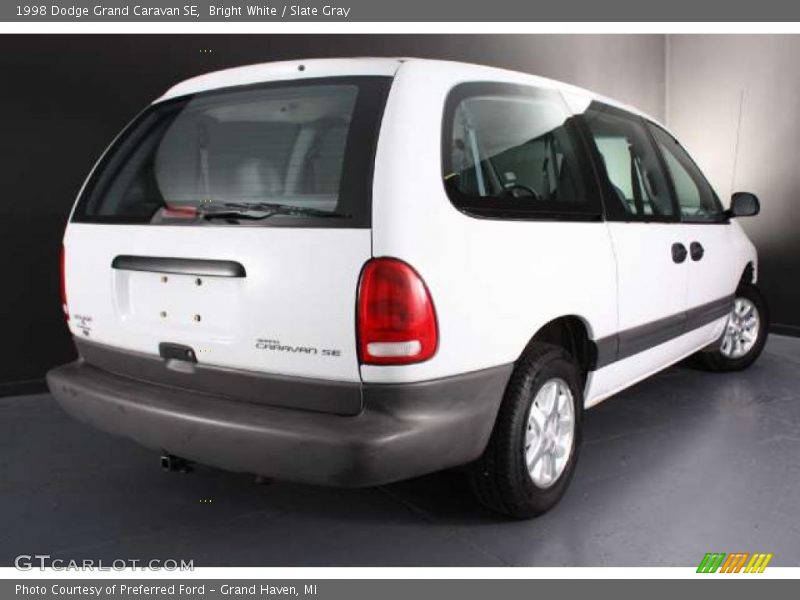 Bright White / Slate Gray 1998 Dodge Grand Caravan SE