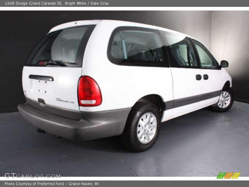 Bright White / Slate Gray 1998 Dodge Grand Caravan SE