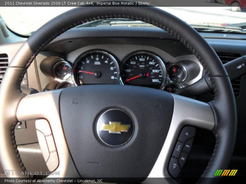 Imperial Blue Metallic / Ebony 2011 Chevrolet Silverado 1500 LT Crew Cab 4x4