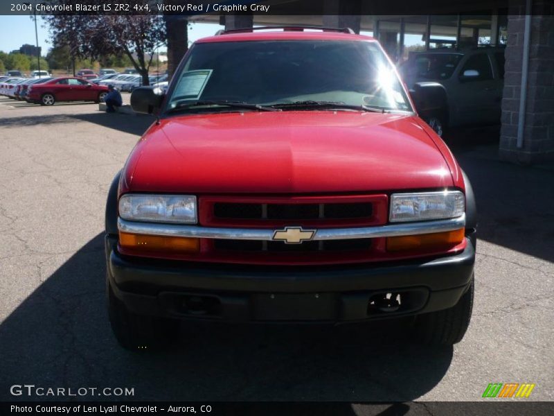 Victory Red / Graphite Gray 2004 Chevrolet Blazer LS ZR2 4x4