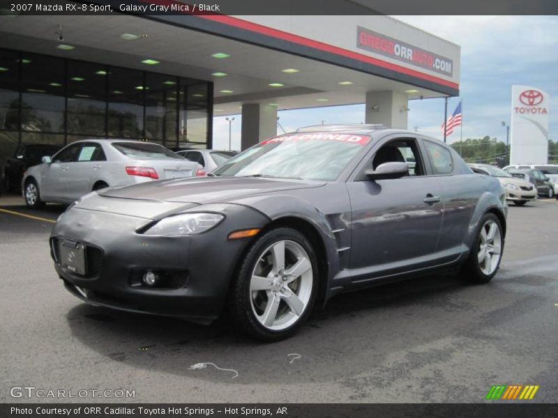 Galaxy Gray Mica / Black 2007 Mazda RX-8 Sport