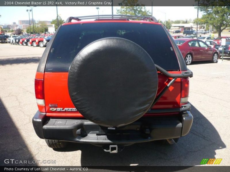 Victory Red / Graphite Gray 2004 Chevrolet Blazer LS ZR2 4x4