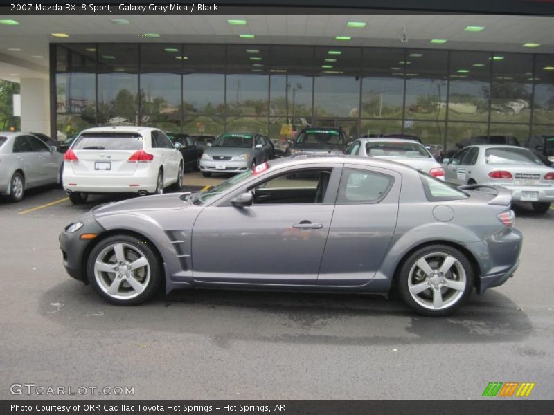 Galaxy Gray Mica / Black 2007 Mazda RX-8 Sport