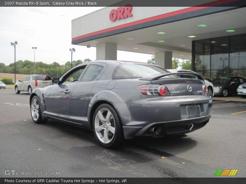 Galaxy Gray Mica / Black 2007 Mazda RX-8 Sport