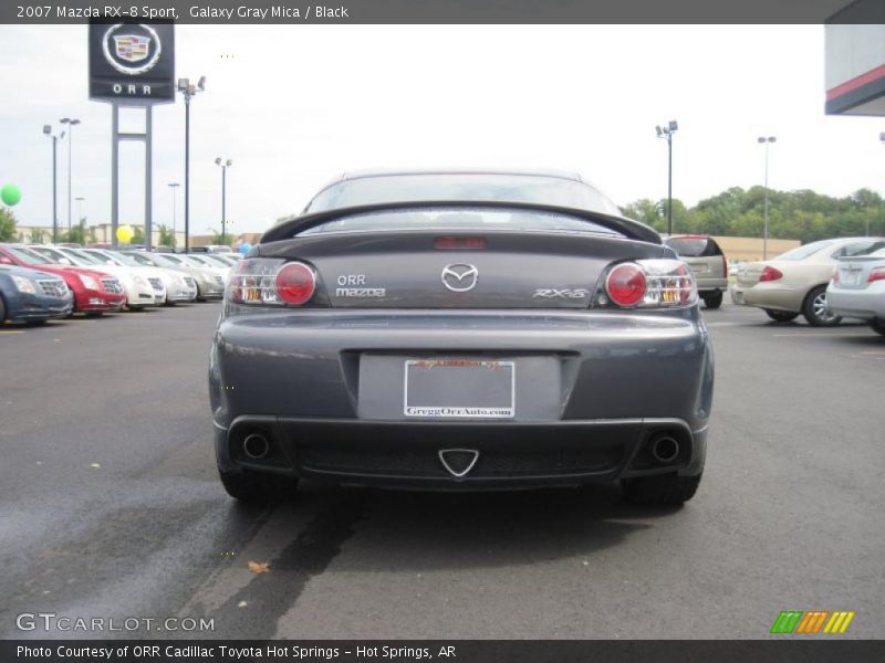 Galaxy Gray Mica / Black 2007 Mazda RX-8 Sport