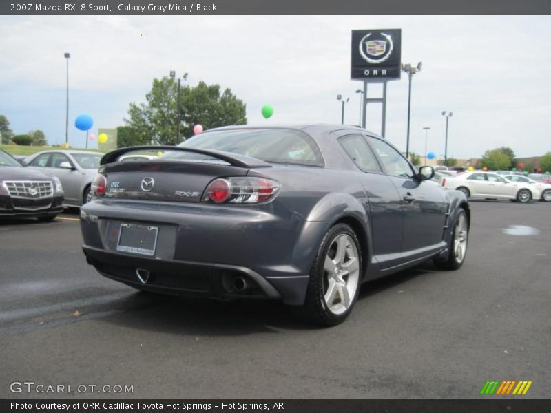 Galaxy Gray Mica / Black 2007 Mazda RX-8 Sport