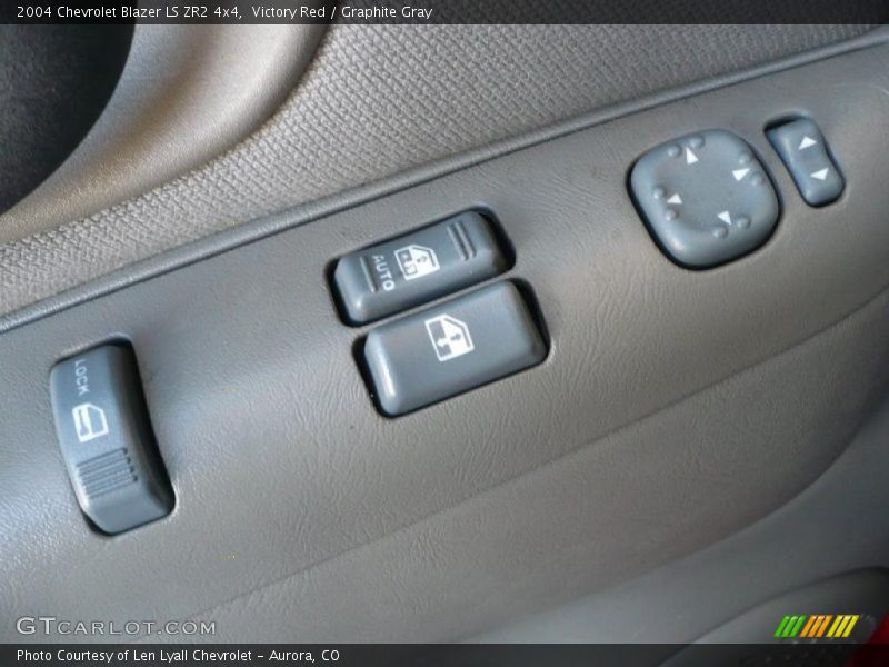 Victory Red / Graphite Gray 2004 Chevrolet Blazer LS ZR2 4x4