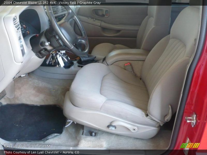 Victory Red / Graphite Gray 2004 Chevrolet Blazer LS ZR2 4x4