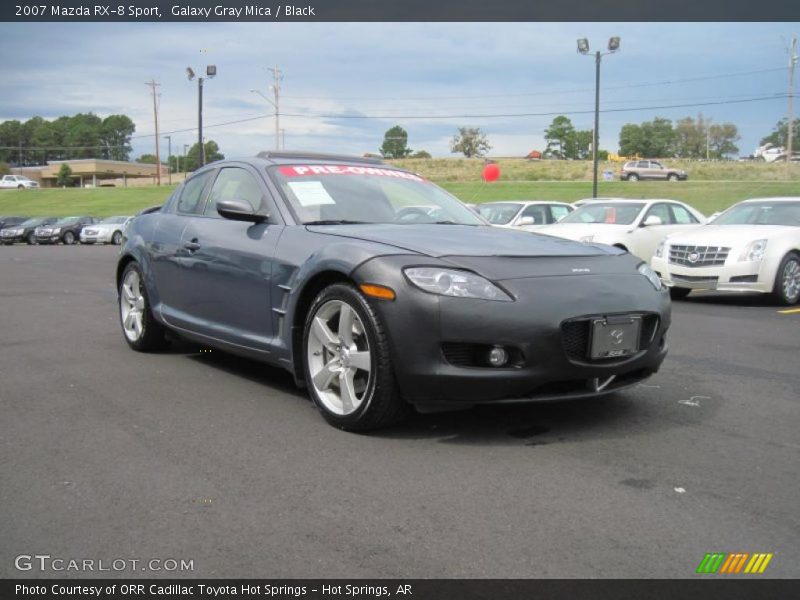 Galaxy Gray Mica / Black 2007 Mazda RX-8 Sport