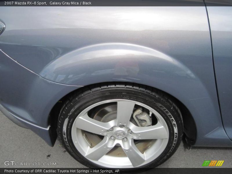 Galaxy Gray Mica / Black 2007 Mazda RX-8 Sport