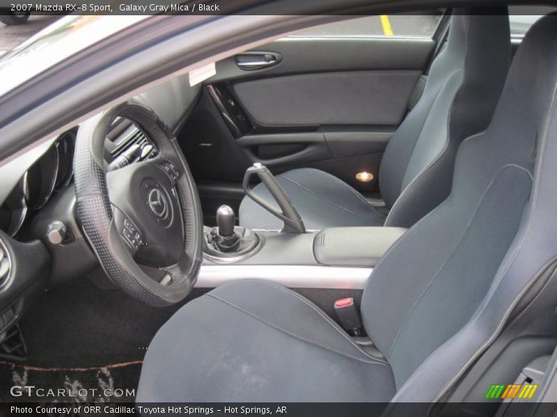 Galaxy Gray Mica / Black 2007 Mazda RX-8 Sport