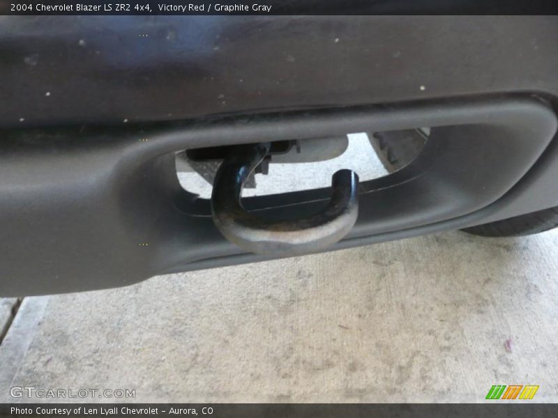 Victory Red / Graphite Gray 2004 Chevrolet Blazer LS ZR2 4x4