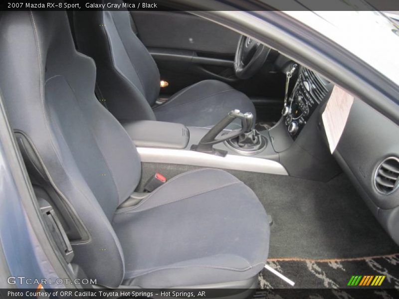 Galaxy Gray Mica / Black 2007 Mazda RX-8 Sport