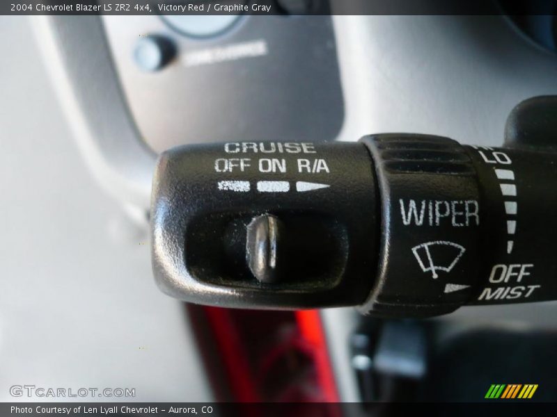 Victory Red / Graphite Gray 2004 Chevrolet Blazer LS ZR2 4x4
