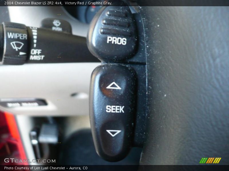 Victory Red / Graphite Gray 2004 Chevrolet Blazer LS ZR2 4x4