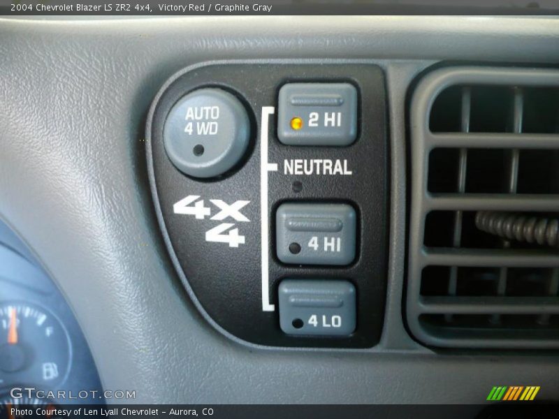 Victory Red / Graphite Gray 2004 Chevrolet Blazer LS ZR2 4x4