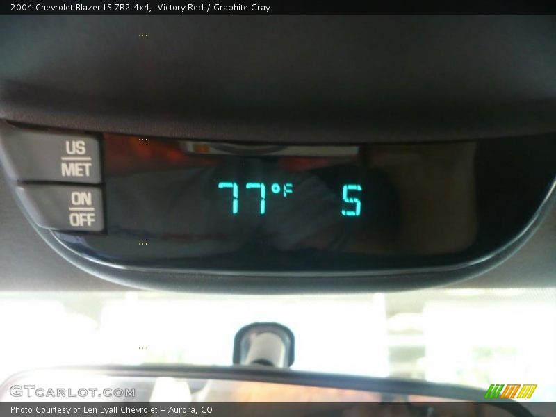 Victory Red / Graphite Gray 2004 Chevrolet Blazer LS ZR2 4x4