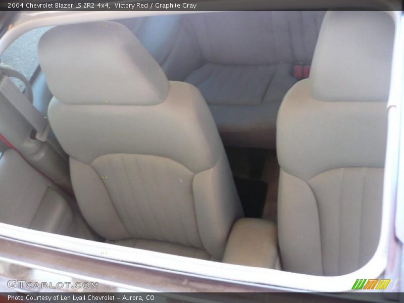 Victory Red / Graphite Gray 2004 Chevrolet Blazer LS ZR2 4x4